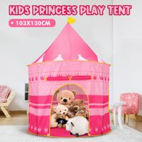Kids Play Tent Princess Castle for Girls Children Play House Indoor Outdoor Game Pink