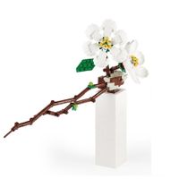 Flower Bouquet Bricks with LED lighting Kit, compatible with LEGO 10280 for Adults 450PCS