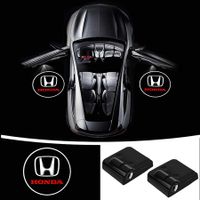 2Pcs for Car Door Lights Logo for, Car Door Led Projector Lights Shadow Ghost Light,Wireless Car Door Welcome Courtesy Lights Logo for All Car Models (H onda White)