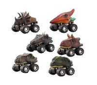 6 sets Pull Back Dinosaur Cars for Kids Pull Back Vehicles Toys