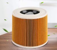 Replacement Air Filter Effective Cylindrical Shape Wet/Dry for A2004 A2054 A2204 A2656 WD2.250 WD3.200 WD3.300 Wet/Dry Vacuum Cleaner