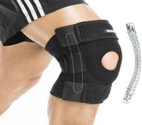 Knee Brace Open Patella Stabilizer Neoprene Knee Support for Men Women Running Basketball Meniscus Tear Arthritis Joint Pain Relief ACL