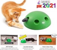 Electric Pet Funny Cat Tray Training Toy Cat Scratching Device Mouse Toy Interactive Puzzle Game Popular Exciting Cat Pet Toy