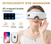 4D Bluetooth Smart Airbag Vibration Electric Eye Massager Eye Care Heating Music Relieves Fatigue Dark Circles Instrument