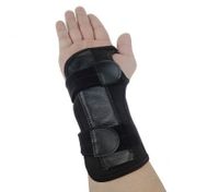 Night Wrist Sleep Support Brace  - Cushioned to Help With Carpal Tunnel and Relieve and Treat Wrist Pain ,Adjustable, Fitted-(Right hand)