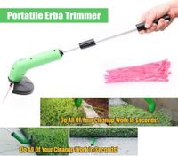 Protable Ziptrim Cordless Lawn Mower Grass Trimmer Garden Edging Decor Tool Electric Trimming Machine With Telescopic Rod Ties