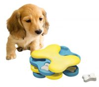 Pet Interactive Puzzle Game Dog Brick ToysWith Spin And Twist Layers For Pet Slow Feeding Bowl Funny Playing Toy For  Dogs Cats