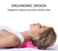 Tension Headache Relief Products, Cervical Traction for Neck Pain Relief, Massage Traction Pillow with 6 Trigger Point Therapy