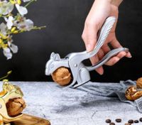 Squirrel Shape Almond Nut Pecan Nuts Nutcracker Nut Opener Sheller Kitchen Tool Hazelnut Walnut Pliers Sheller Clip Clamp Plier