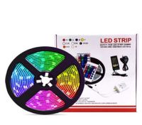 LED Strip Light 2835 SMD RGB Multi-Color Changing Lights 300 LEDs Rope with IR Remote 5M Length