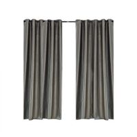 2X Blockout Curtains Blackout Curtain Bedroom Window Eyelet Grey 140CM x 230CM