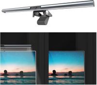 Alloy Computer Monitor Lamp with Camera, Laptop Clip on Screen Monitor Light Bar