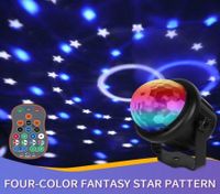 2021 Newest STAR Star Party Lamp RGB Gradient Mixed Projection Mode Light Music Dj Controller Disco Light For Kids gift night lamps