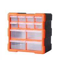 Tool Storage Cabinet Organiser Drawer Bins Toolbox Part Chest Divider 12 Drawers