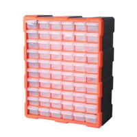 Tool Storage Cabinet Organiser Drawer Bins Toolbox Part Chest Divider 60 Drawers