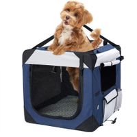 Pet Carrier Bag Dog Puppy Spacious Outdoor Travel Hand Portable Crate M