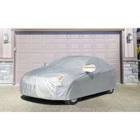 Aluminum Waterproof Car Cover for Large Sedan and Large Hatchback 3XXL
