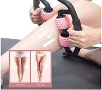 Foam Roller Massage Stick for Home Leg Muscle Relieve After Workout Exercise Self Massager Deep Tissue Facsia Pain Relieve (Black+Pink)