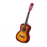 BoPeep 34 Inch Wooden Folk Acoustic Guitar Classical Cutaway Steel String w/ Bag