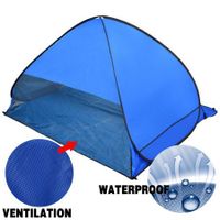 Pop Up Portable Beach Canopy Sun Shade Shelter - Blue