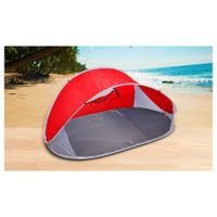 Pop Up Camping Tent Beach Portable Hiking Sun Shade Shelter - Red