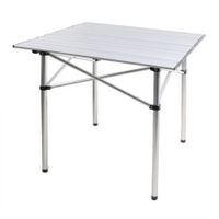 Roll Up Camping Table  Folding Portable Aluminium Outdoor BBQ Desk Picnic Tables