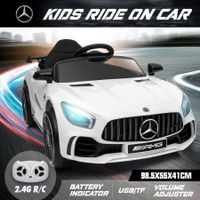 Mercedes-Benz Licensed Children Kids Electric Ride on Toy 2.4G R/C Remote Control Age 3+ White