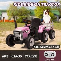 Kids Off Road Ride On Toys Electric 2.4G R/C Remote Control Pink