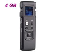K3 Portable Digital Activated Voice Recorder Dictaphone With Mp3 Player - Black (4GB)