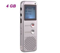 T50 1.6" LCD Screen Rechargeable Digital Voice Recorder w/ MP3 Player - White(4GB)