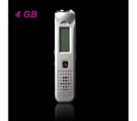 808 Digital Voice Recorder DICTAPHONE Phone Record Mp3 - Silver (4GB)