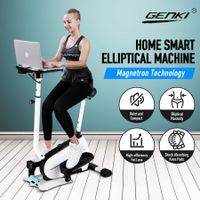 Genki Magnetic Cross Trainer Elliptical Trainer Machine Home Gym Equipment with LED Display