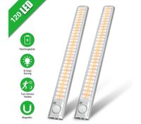 Motion Sensor Led Lights, Backlit PIR Smart Lamp for Kitchen, Bedroom and Closet,2PCS