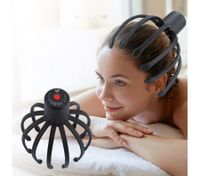 2021 Newest Electric Octopus Claw Scalp Massager Hands Free Therapeutic Head Scratcher Relief Hair Stimulation Stress Relief