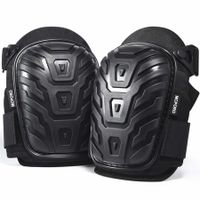 Knee Pads for Work  Universal Fit for Men and Women - Professional Poly-Shield Knee Pads With Gel-Padded Cushion