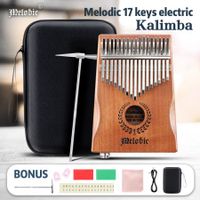 17 Key Electric Kalimba Thumb Piano Finger Mbira Kids Adults Instrument w/Protective Case