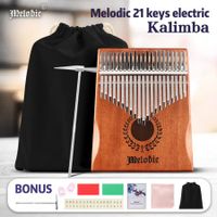 21 Key Kalimba Thumb Piano Finger Mbira Kids Adults Instrument