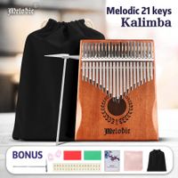 21 Key Kalimba Thumb Piano Finger Mbira Kids Adults Instrument