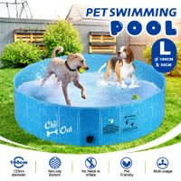 Pet Swimming Pool Dog Paddling Portable Bath Tub Foldable for Cat Pet  L Size