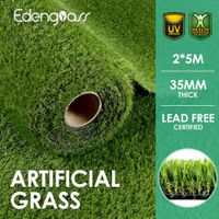 2M X 5M Artificial Synthetic Fake Faux Grass Mat Turf Lawn 35MM Height