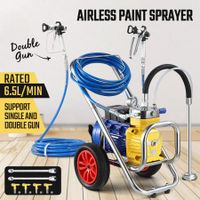 Airless Paint Sprayer Painting Machine Electric Dual Spray Gun