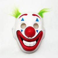 Joker Clown Mask, Arthur Fleck, Joaquin Phoenix, Joker Movie Halloween Mask White