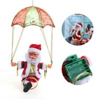 Christmas Santa Claus Parachute Electric Singing and Dancing Christmas Toy XMAS Decorations Gift for kids