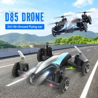 2021 Newest D85 2in1 Dron Air-Ground Flying Car 2.4G Dual Mode Racing Mini Drone Professional RC Car Quadcopter Drones Children Toys