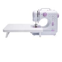 Electric Sewing Machine & extension table Portable Mini with 12 Built-in Stitches, 2 Speeds Foot Pedal