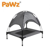 PaWz Pet Trampoline Bed Dog Cat Elevated Hammock With Canopy Raised Heavy Duty M