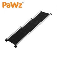 PaWz Dog Ramp Pet Stairs Steps Ramps Ladder Foldable Portable Aluminum Non-slip