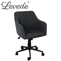 Levede Office Chair Fabric Computer Gaming Chairs Executive Adjustable Black