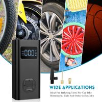 2023 Newest 150PSI Car Air Pump For Tyre Ball Air Mattress High Capacity Emergency Phone Power Bank LED Flashlight Lighting Car Accessories