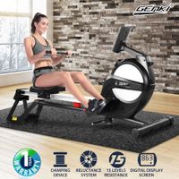 Genki Magnetic Rowing Machine Home Gym Exercise Equipment Rower Workout 15 Levels